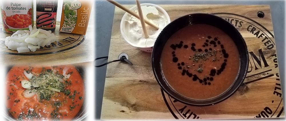Velouté de tomates balsamique
