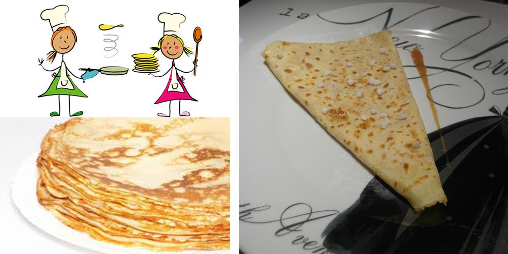 Pâte à crêpes vanillée