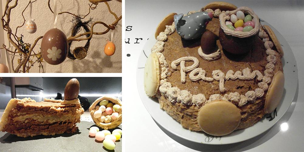 Gâteau croutsi-fondant au praliné